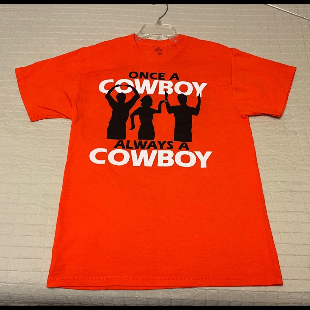 Oklahoma State University “Once A Cowboy Always A Cowboy” T-shirt.